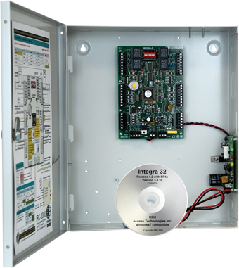 RBH ACCESS, INTEGRA 2-DOOR CONTROLLER (INCLUDES: INTEGRA32 64 DOOR SOFTWARE, WALL MOUNT ENCLOSURE, POWER SUPPLY & TRANSFORMER)